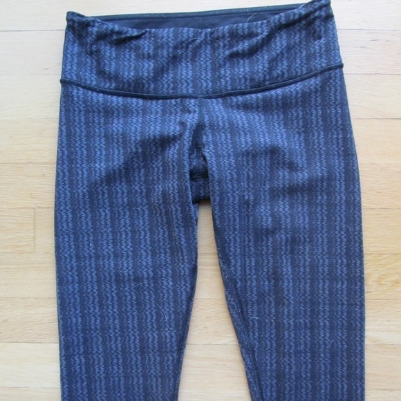 Lululemon Wunder Under Pant Leggings Ziggy Wee September Black / Black SZ 6 - 8? - Picture 3 of 8